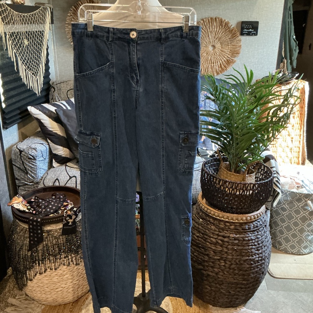 Metrostyle Dark Blue Cargo Pants 8